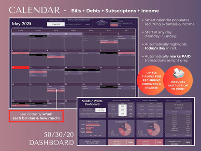 Ultimate Annual Budget Planner Google Sheets Financial Planner
